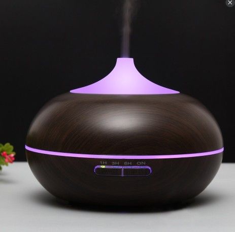 Oil Diffuser Humidifier Brown Wooden Color