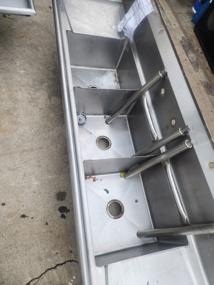 Sink De 3 Tinas Y De 1