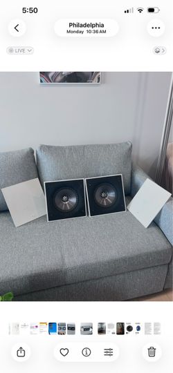 The KEF Ci200QR in Ceiling Speaker
