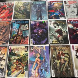 Comics, Assorted Selection Five Dollars Each