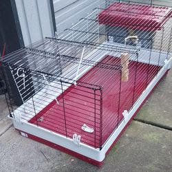 Rabbit cage with extras