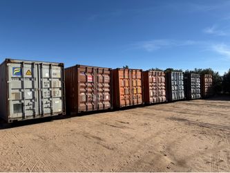 Storage shipping containers local yard located In Hesperia