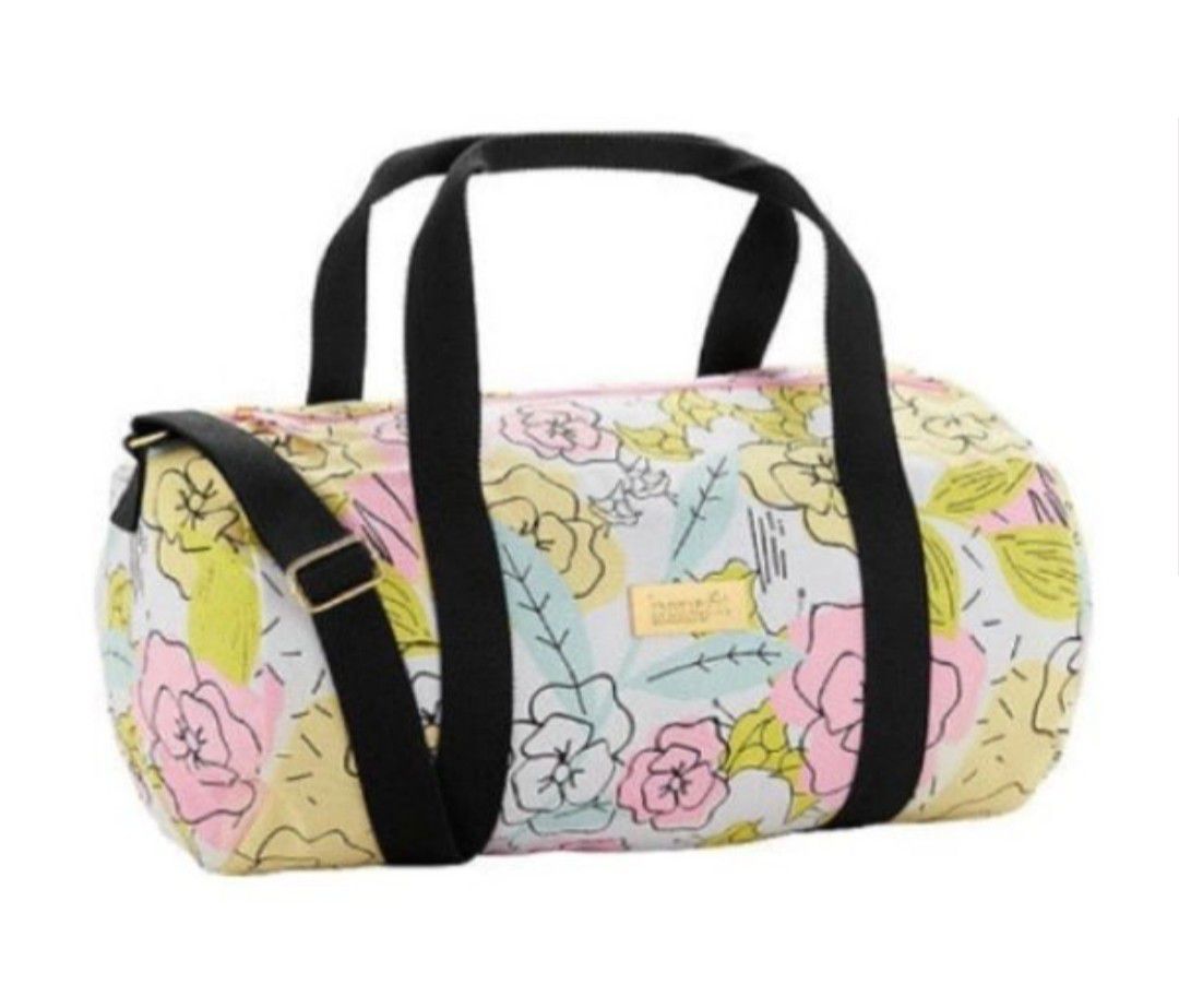 NEW Benefit Cosmetics Floral Duffel Bag