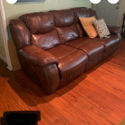 Leather Couch 