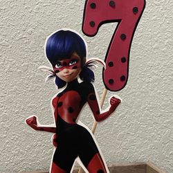 Miraculous Lady Bug Party Centerpieces 