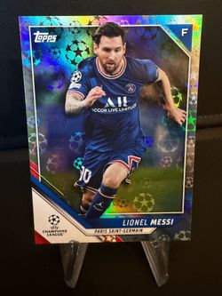 Topps Champions League Lionel  Messi StarBall Refractor