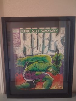 Hulk picture frame