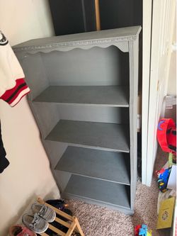 Gray Bookshelf