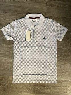 New Gucci Medium size Man White Polo T-Shirt