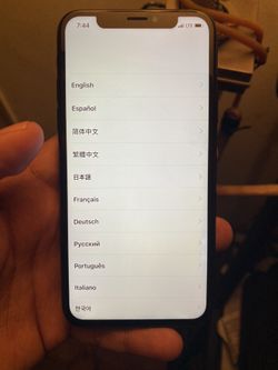 iPhone X 64gb with