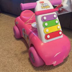 Pink Toy Car For Baby 