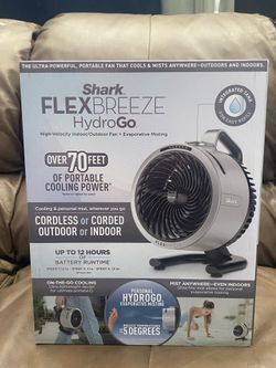 Shark flexbreeze hydro go