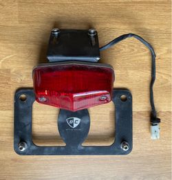 British Customs Brake Light + Plate