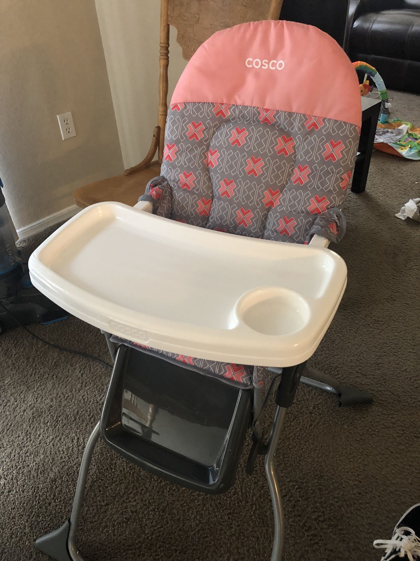 Swing and high chair