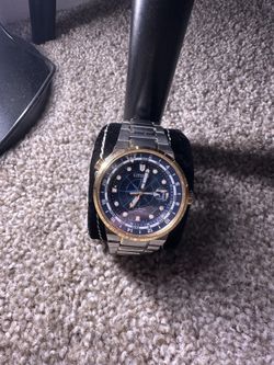 Eco-Drive Men's Endeavor Two-Tone Stainless Steel Bracelet Watch 44mm