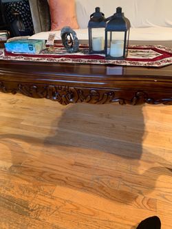 Coffee table and two side tables