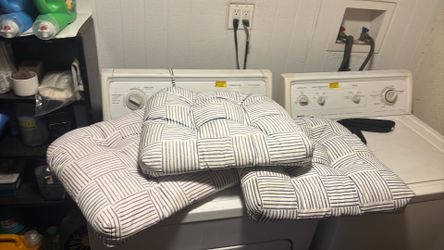 Outdoor chair pillows
