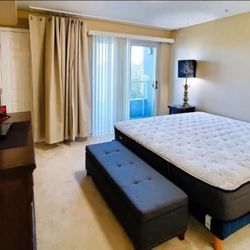 Bedroom Set & 55inch Smart TV