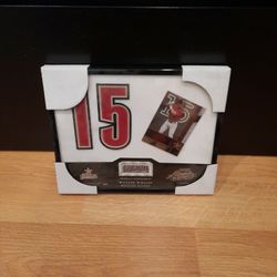 Richard Hidalgo Signed Portrait With Baseball Card