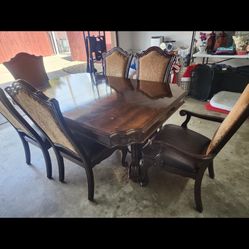 6 Chairs And Table
