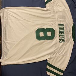 Aaron Rodgers Jets Jersey Size Large