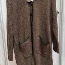 NEW J Jill Long Sleeve Sweater Coat Size XL just $20