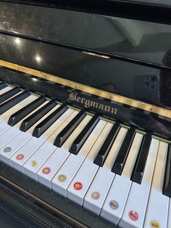Bergmann Upright Piano Black - delivery available