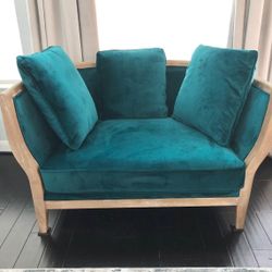 Teal Couch - High Fashion Home