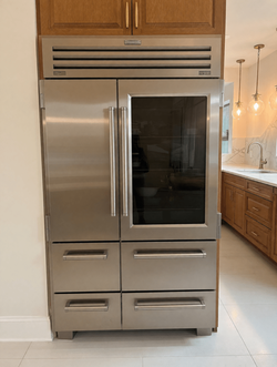 2010 Subzero 648 Side-by-Side Refrigerator – Like New, 48 inch - Boca Raton, FL