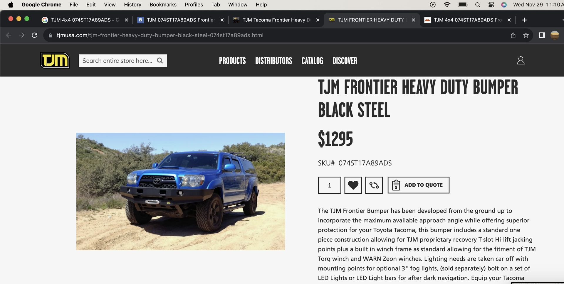 TJM 4x4 Off Roading Brand New