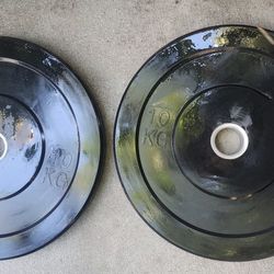 10kg Bumper Plates WEIGHT 