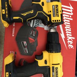 Dewalt Drill And Impact Driver Set