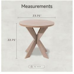 Farmhouse Cross Leg end Table