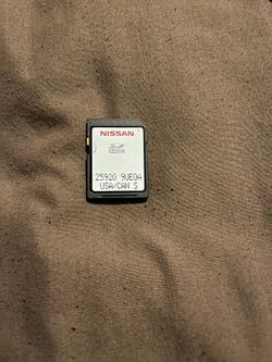 Nissan SD navigation card
