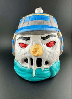 Lost Temple Traders Zombie Snowman Tiki Mug ~ HTF