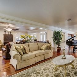 Couch With Decorative Pillows