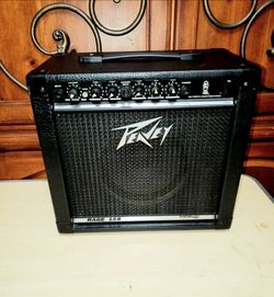 Peavey Rage 158 Guitar Amp Blue Marvel Speaker Tested Works Great Clear Sound