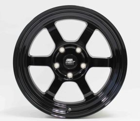 MST TIME ATTACK 15x8 0 4x100/114.3 Black
