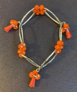 Orange Elastic Bracelet