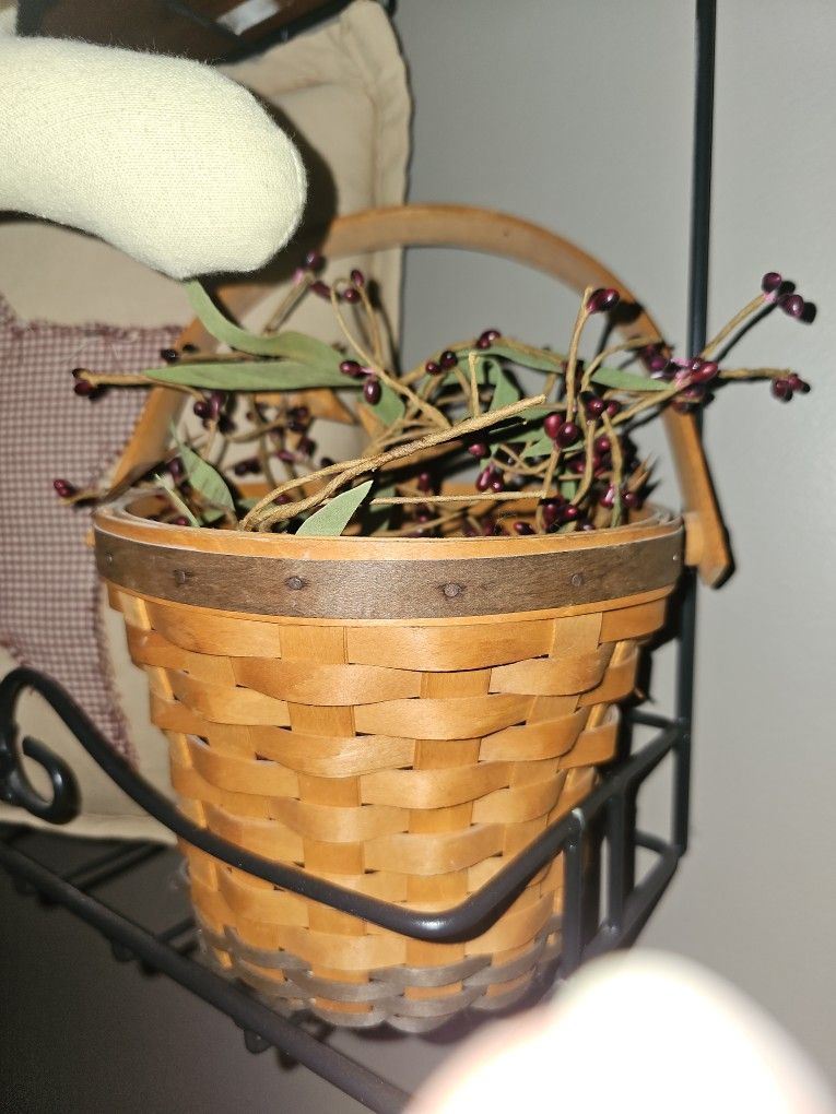 Longaberger Basket With Liner