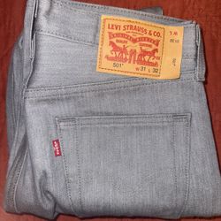 Levi 501s gray