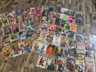 DC Comics collection Joker harley quinn deathstroke punchline batman robin nightwing and more!!