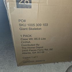 Giant 12ft skeleton