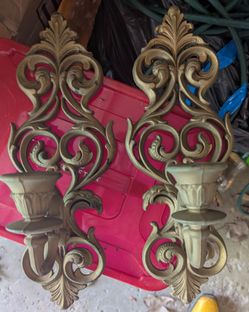 Antique candle holders