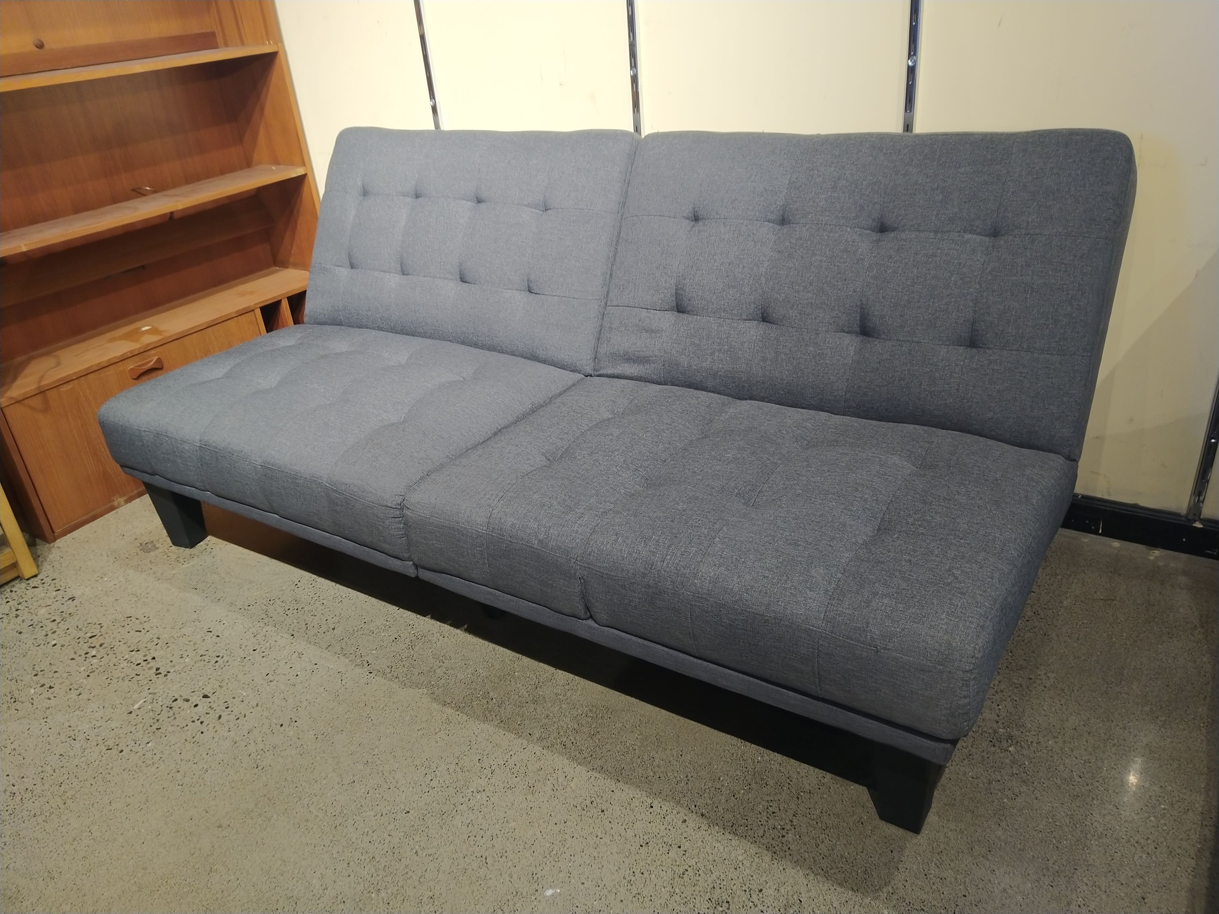 Sleek Double Wide Jean Grey Futon