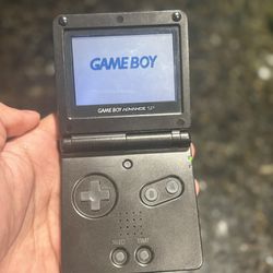 Black Game Boy Advanced Sp Mint Condition!!