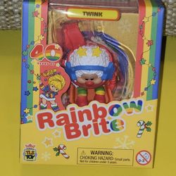 Rainbow Brite Twink Winter Sleding Mini 3" Collectible Loyal Subjects Figure 