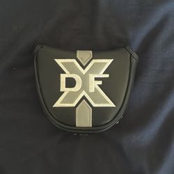 Odyssey DF X Putter Head Cover Black Silver Golf Head Cover Golf Accessory