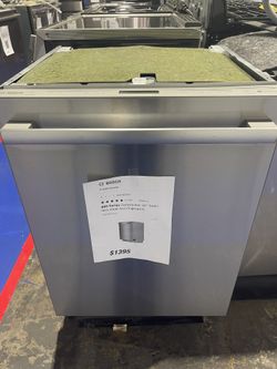 Brand new Bosch 800 S top panel stainless steel dishwasher with handle with warranty