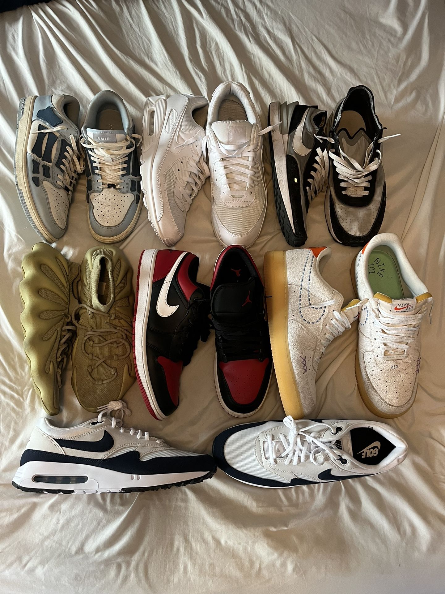 Shoe Lot (Amiri, Yeezy, Jordans, Nike)